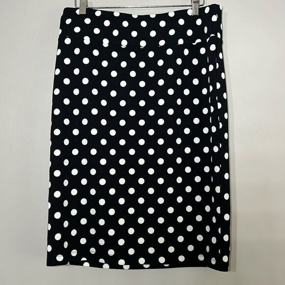 Monroe & Main Polka Dot Knee Length Size Large - Picture 1 of 7